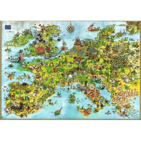 Puzzle Heye United Dragons of Europe de 4000 Piezas
