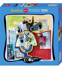 Puzzle Heye Vaca Moteada de 1000 Piezas