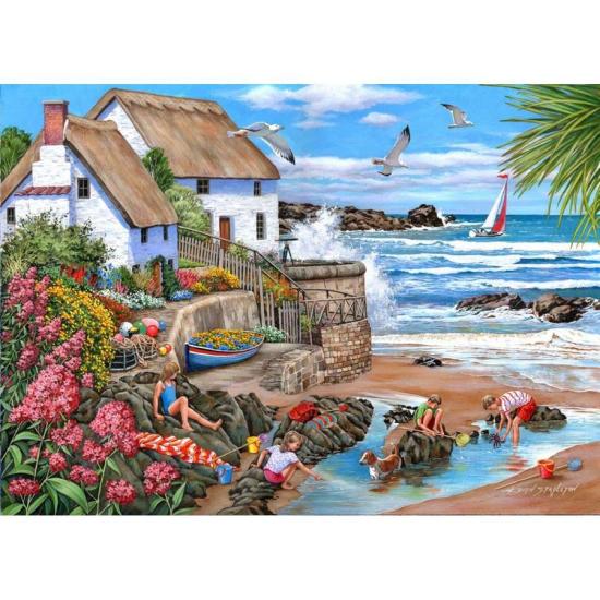 Puzzle House Of Puzzles Cabañas Marinas de 1000 Piezas