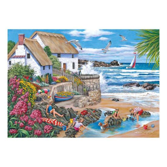 Puzzle House Of Puzzles Cabañas Marinas XXL 500 Piezas