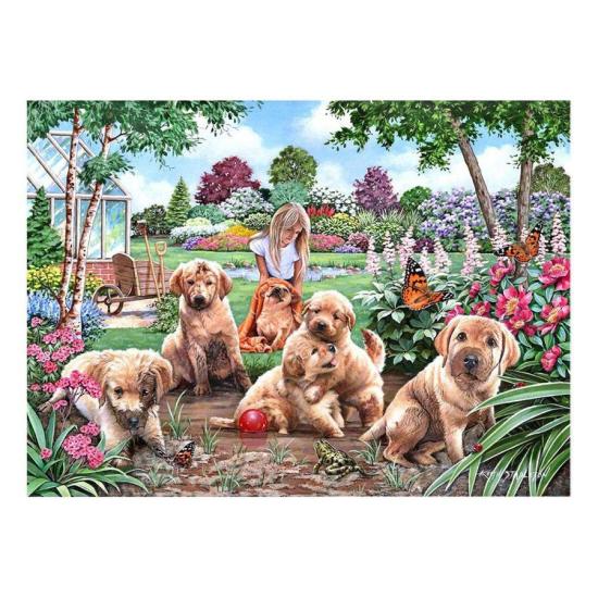 Puzzle House Of Puzzles Cachorros Sucios XXL 500 Piezas