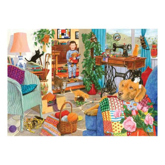 Puzzle House Of Puzzles Caos de Gatitos de 1000 Piezas