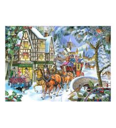 Puzzle House Of Puzzles Carruaje De Nieve XXL 500 Piezas