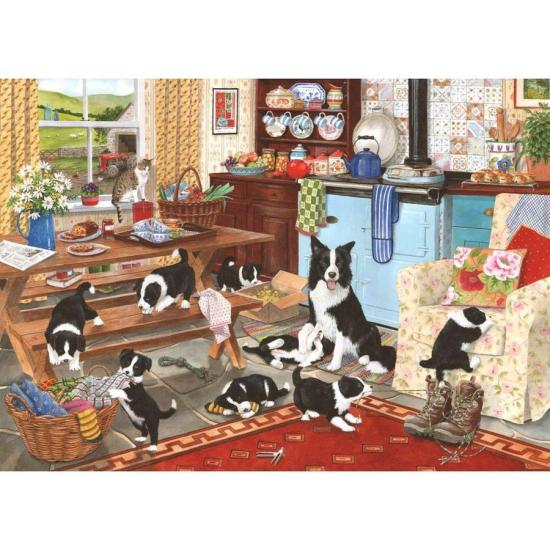 Puzzle House Of Puzzles Collies XXL 500 Piezas