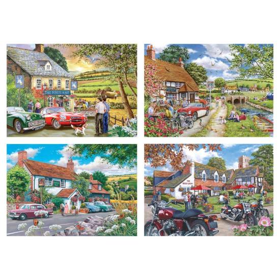 Puzzle House Of Puzzles Historias de la Taberna 4 x 500 Piezas