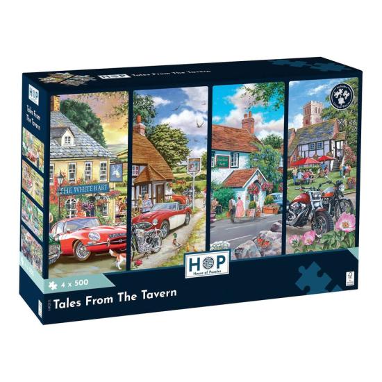 Puzzle House Of Puzzles Historias de la Taberna 4 x 500 Piezas
