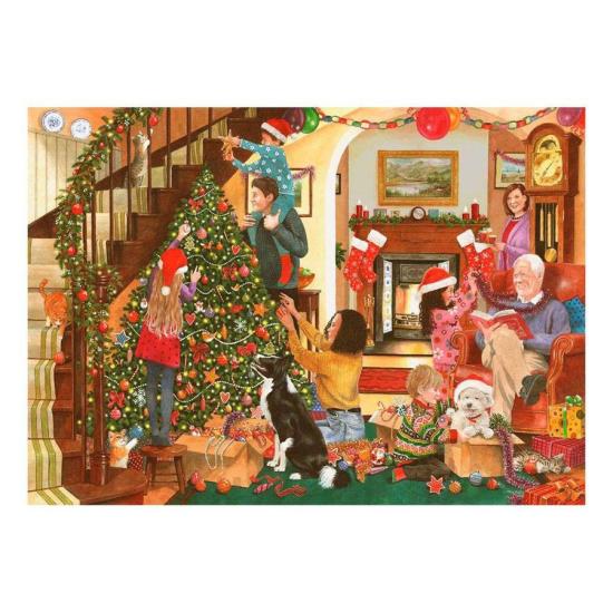 Puzzle House Of Puzzles Decorando el Árbol XXL 500 Piezas