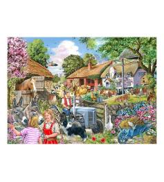 Puzzle House Of Puzzles En la Puerta de la Granja XXL 500 Piezas