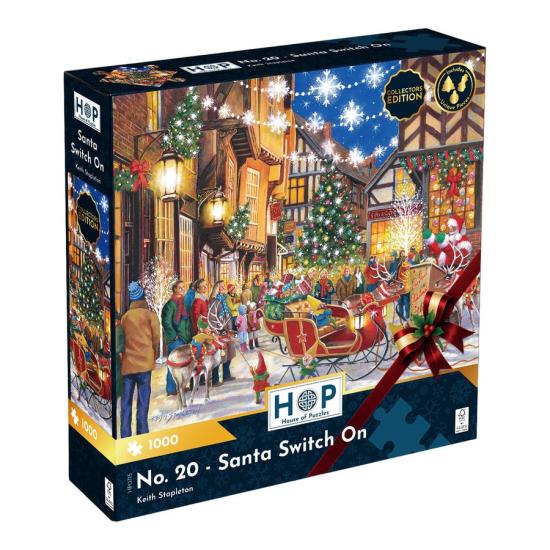 Puzzle House Of Puzzles Encendido De Papá Noel 1000 Piezas