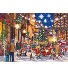 Puzzle House Of Puzzles Encendido de Papá Noel XXL 500 Piezas