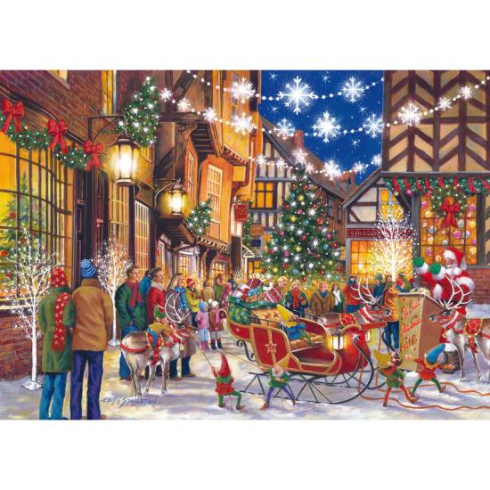 Puzzle House Of Puzzles Encendido de Papá Noel XXL 500 Piezas