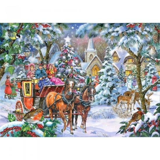 Puzzle House Of Puzzles Fiestas en Carruaje de 1000 Piezas