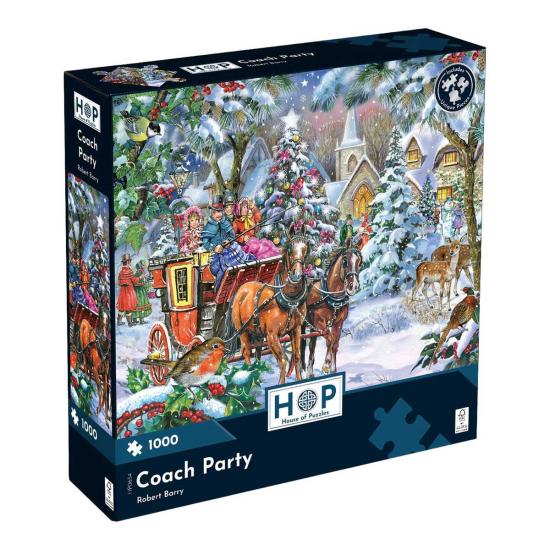 Puzzle House Of Puzzles Fiestas en Carruaje de 1000 Piezas