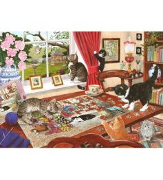 Puzzle House Of Puzzles Gatitos Puzzleros 1000 Piezas
