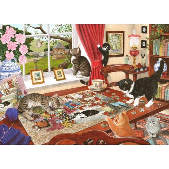 Puzzle House Of Puzzles Gatitos Puzzleros 1000 Piezas