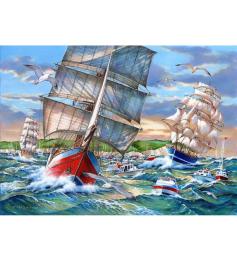Puzzle House Of Puzzles Grandes Veleros de 1000 Piezas