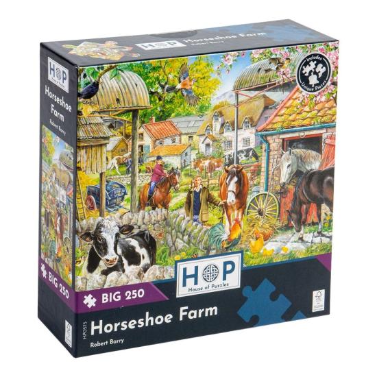 Puzzle House Of Puzzles Granja De Herraduras XXL 250 Piezas