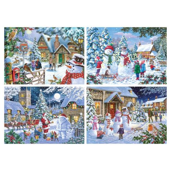 Puzzle House Of Puzzles Let It Snow  4 x 500 Piezas