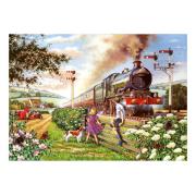 Puzzle House Of Puzzles Niños del Ferrocarril de 1000 Piezas