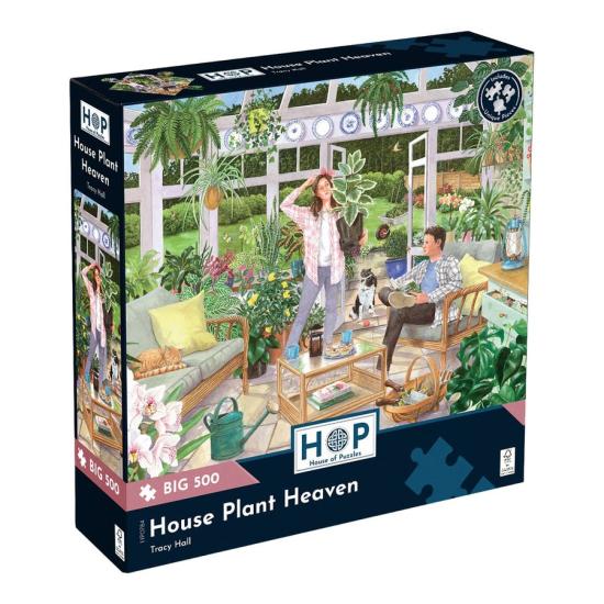 Puzzle House Of Puzzles Paraíso De Plantas De Interior XXL 500 P