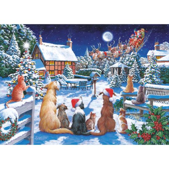 Puzzle House Of Puzzles Patrulla de Papá Noel XXL 500 Piezas