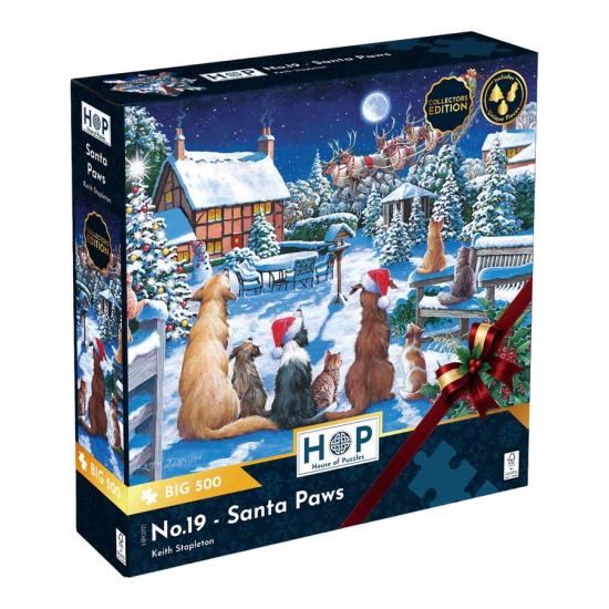 Puzzle House Of Puzzles Patrulla de Papá Noel XXL 500 Piezas