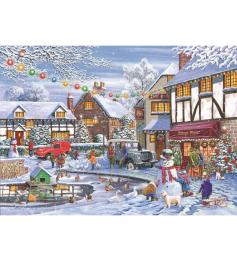 Puzzle House Of Puzzles Sobre Hielo Delgado de 1000 Piezas