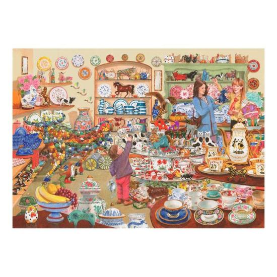 Puzzle House Of Puzzles Toros en una Tienda de Porcelana 1000 Pi