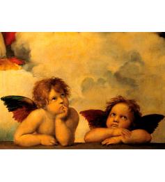 Puzzle Impronte Edizioni Angeles, Madonna Sixtina de 1500 Pieza
