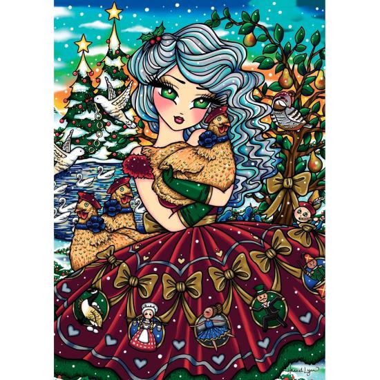 Puzzle Jacarou 12 Días de Navidad de 1000 Piezas Puzzle Jacarou 12 Días de Navidad de 1000 Piezas