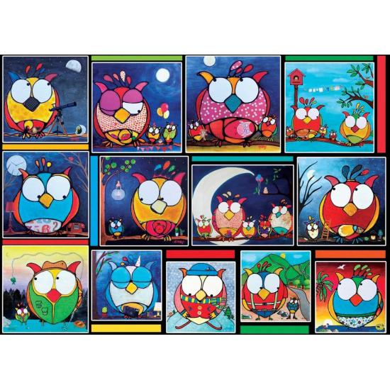 Puzzle Jacarou A Cada Uno su Búho de 1000 Piezas