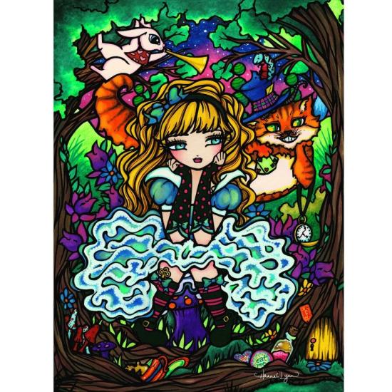 Puzzle Jacarou Alicia Perdida de 1000 Piezas Puzzle Jacarou Alicia Perdida de 1000 Piezas