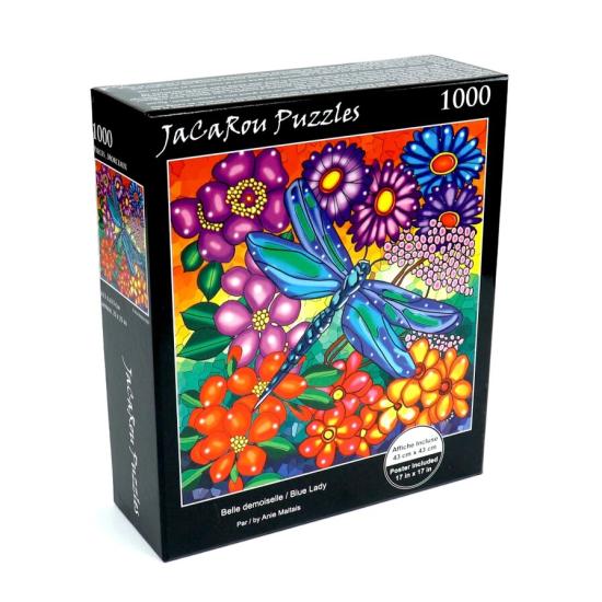Puzzle Jacarou Dama Azul de 1000 Piezas Puzzle Jacarou Dama Azul de 1000 Piezas