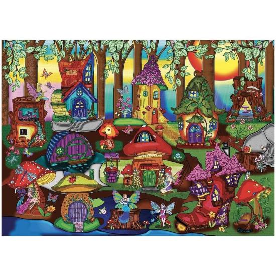 Puzzle Jacarou El Bosque Encantado de 1000 Piezas Puzzle Jacarou El Bosque Encantado de 1000 Piezas