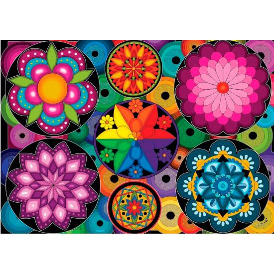 Puzzle Jacarou Frenesí de Color de 1000 Piezas