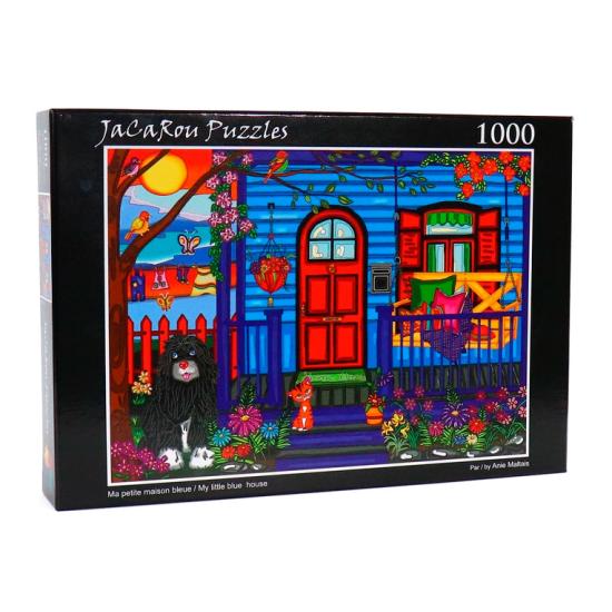 Puzzle Jacarou Mi Pequeña Casa Azul de 1000 Piezas Puzzle Jacarou Mi Pequeña Casa Azul de 1000 Piezas