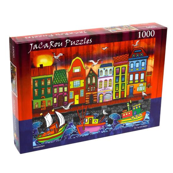 Puzzle Jacarou Ámsterdam de 1000 Piezas Puzzle Jacarou Ámsterdam de 1000 Piezas