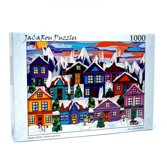 Puzzle Jacarou Nieve muy Divertida de 1000 Piezas Puzzle Jacarou Nieve muy Divertida de 1000 Piezas