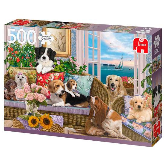 Puzzle Jumbo Amigos Peludos de 500 Piezas Puzzle Jumbo Amigos Peludos de 500 Piezas