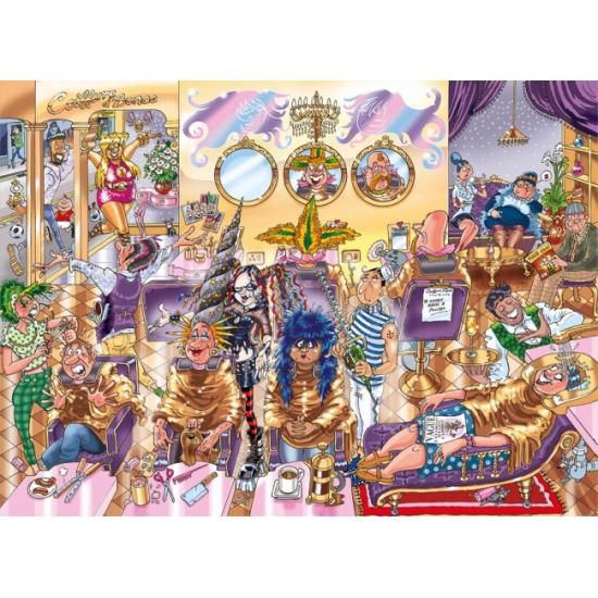 Puzzle Jumbo Back To Los 3 Peluqueros de 1000 Piezas