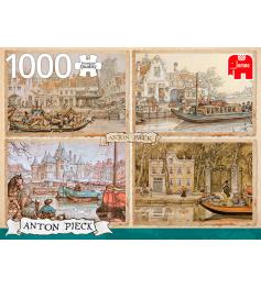 Puzzle Jumbo Barcos del Canal de 1000 Piezas