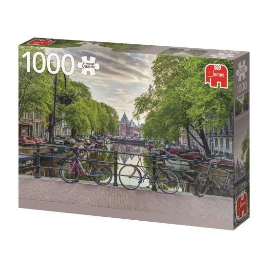 Puzzle Jumbo Bicicletas de Amsterdam de 1000 Piezas
