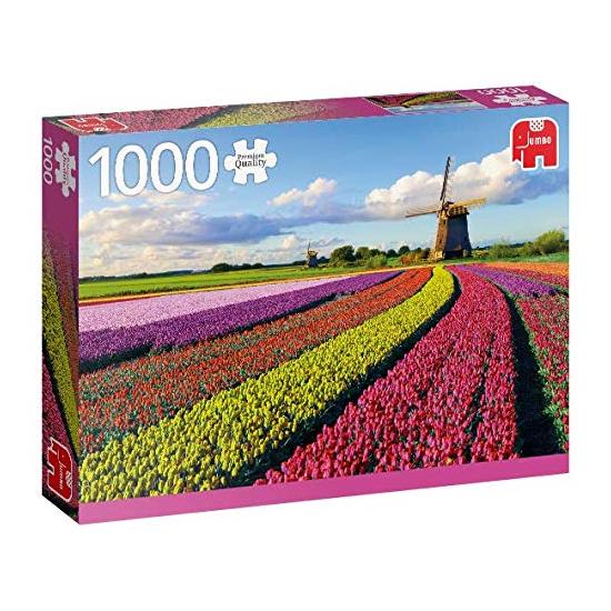 Puzzle Jumbo Campo de Tulipanes 1000 Piezas