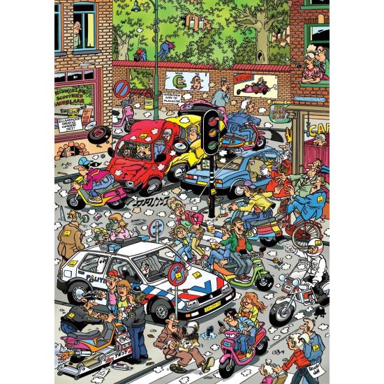 Puzzle Jumbo Caos de Tráfico de 500 Piezas