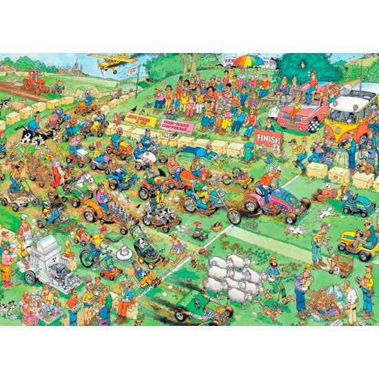 Puzzle Jumbo Carrera en Cortacésped de 2000 Piezas