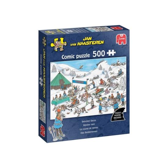 Puzzle Jumbo Carreras de Renos de 500 Piezas