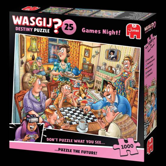 Puzzle Jumbo Destiny Noche de Juegos de 1000 Piezas