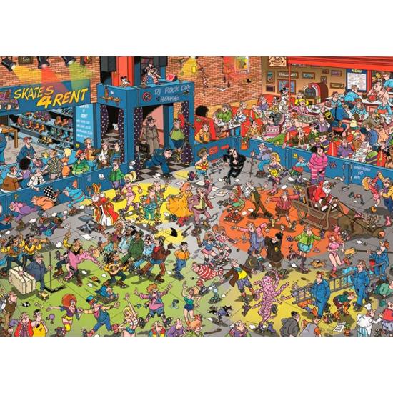 Puzzle Jumbo Discoteca en patines de 1000 Piezas Puzzle Jumbo Discoteca en patines de 1000 Piezas