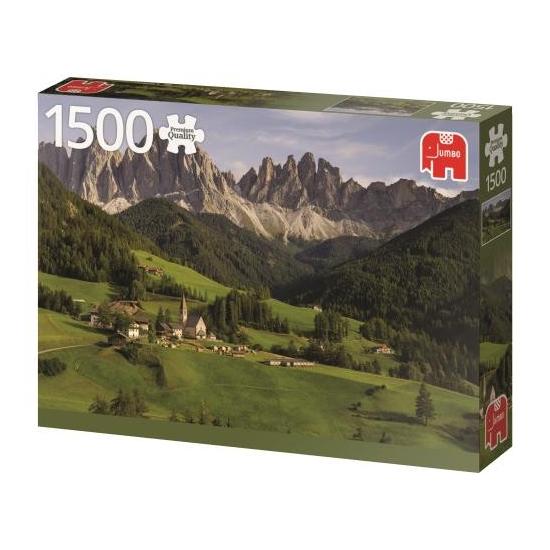 Puzzle Jumbo Dolomitas, Italia de 1500 Piezas
