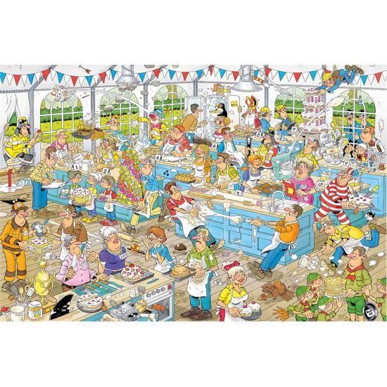 Puzzle Jumbo Duelo de Pasteleros de 1500 Piezas